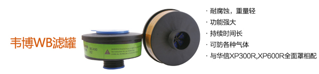 华信BC100P组合滤毒罐图片1