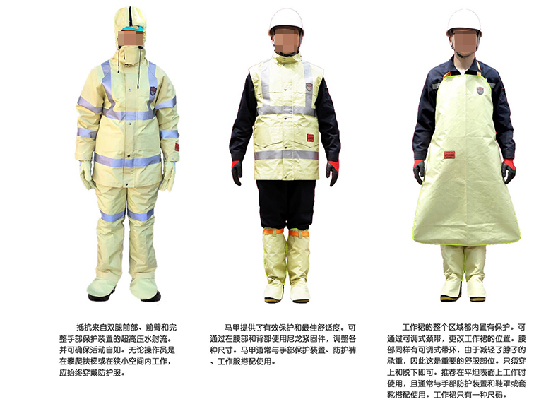 金涛JTWP280分体式超高压水射流工作防护服2200Bar 1